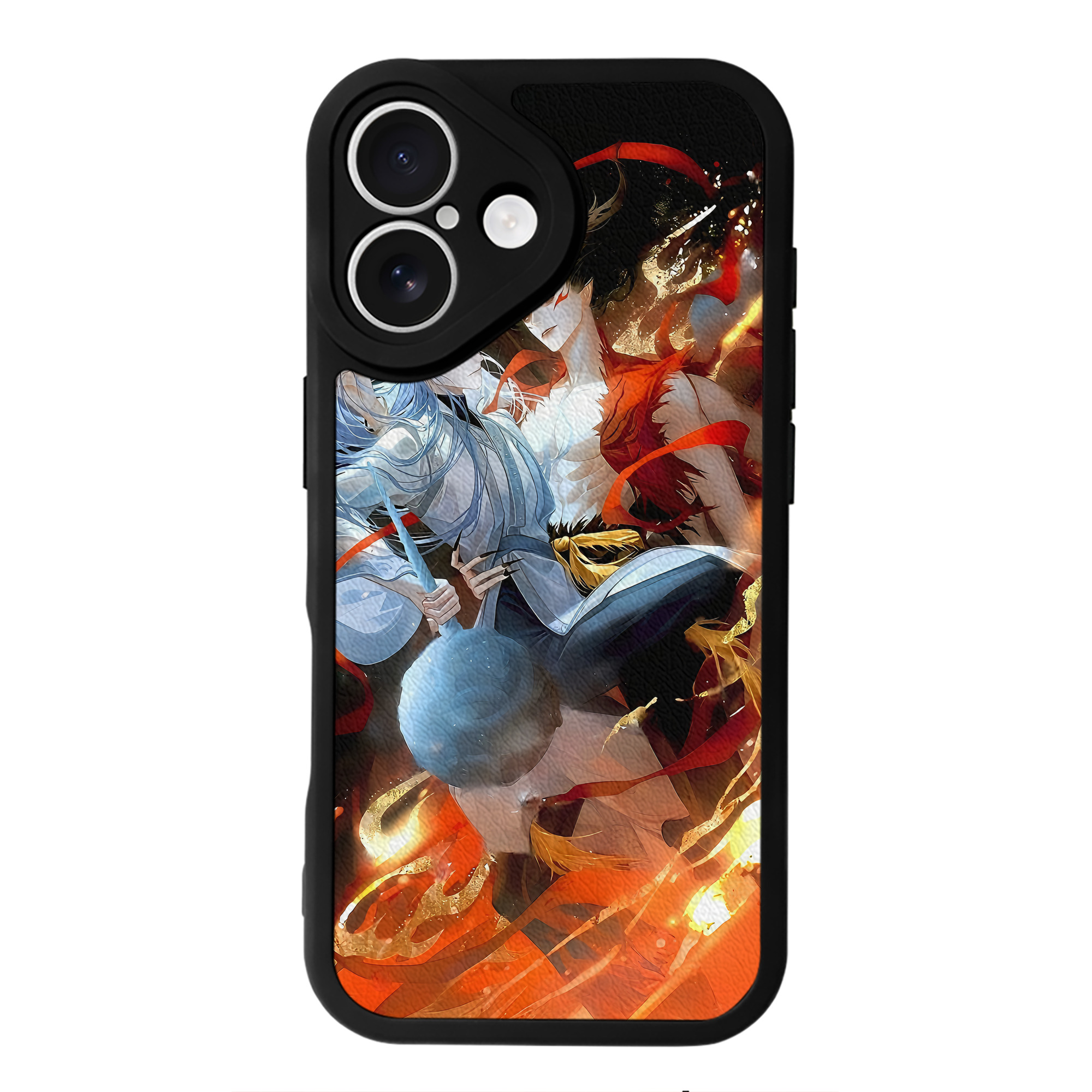 （画像用） Ne Zha 2 ナタ 魔童の大暴れ 【iPhone 16シリーズ対応】シリコンスマホケース（レザー調） 材質：シリコン